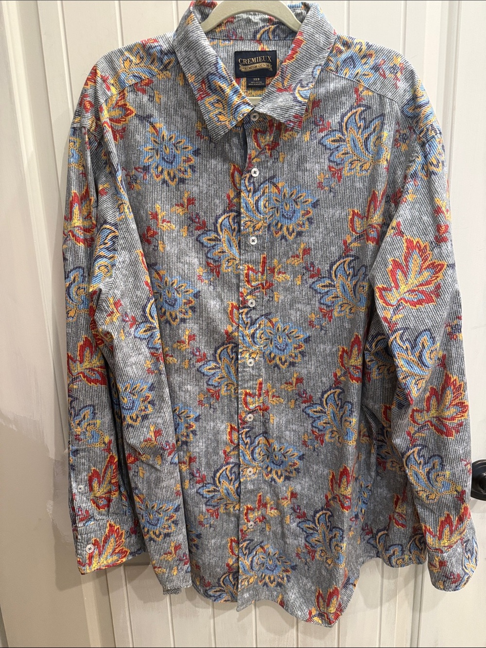 Cremieux size 3XB cotton long sleeve shirt